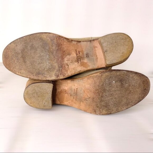 ITALIAN SOFT SUEDE BLOCK BOOTIES MADE IN ITALY - Picture 10 of 16